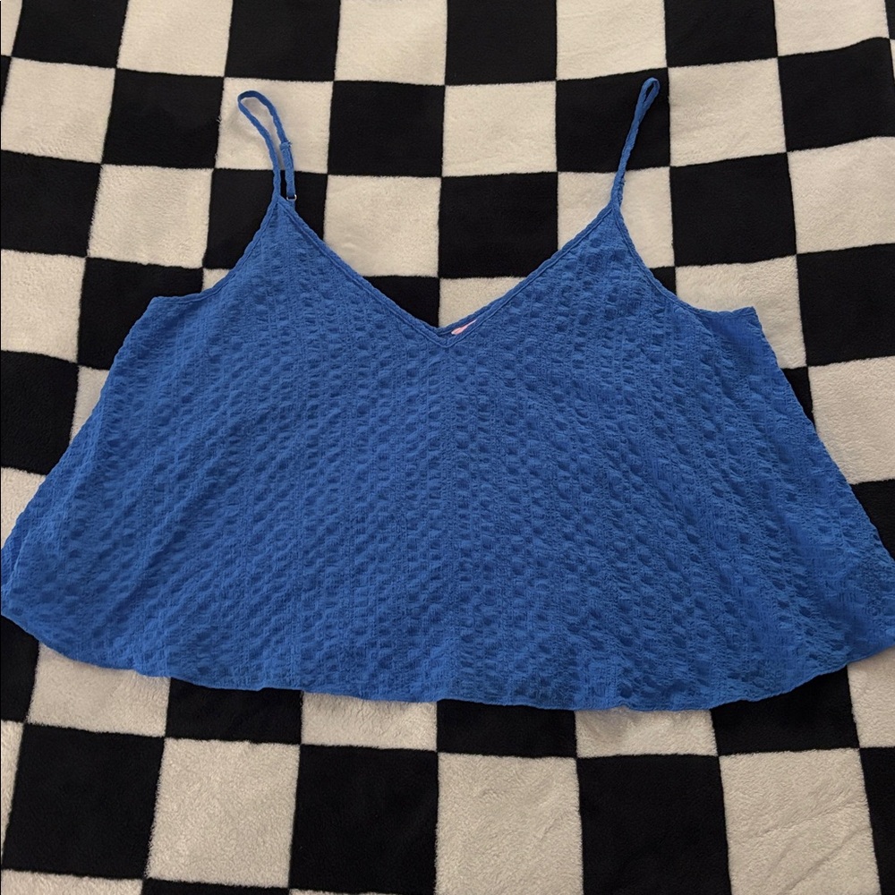 Lilly Pulitzer flowy crop top